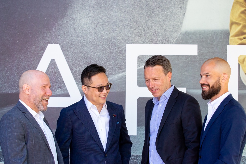 From left to right: Daniel Bren, OTORIO; Dr. Terence Liu, TXOne Networks; Per Kristian Egseth, AFRY; Gustav Sandberg, AFRY